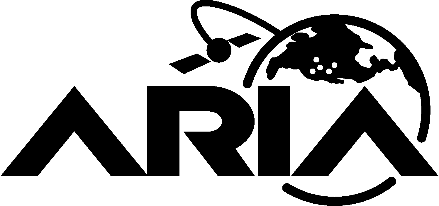 ARIA black and white logo